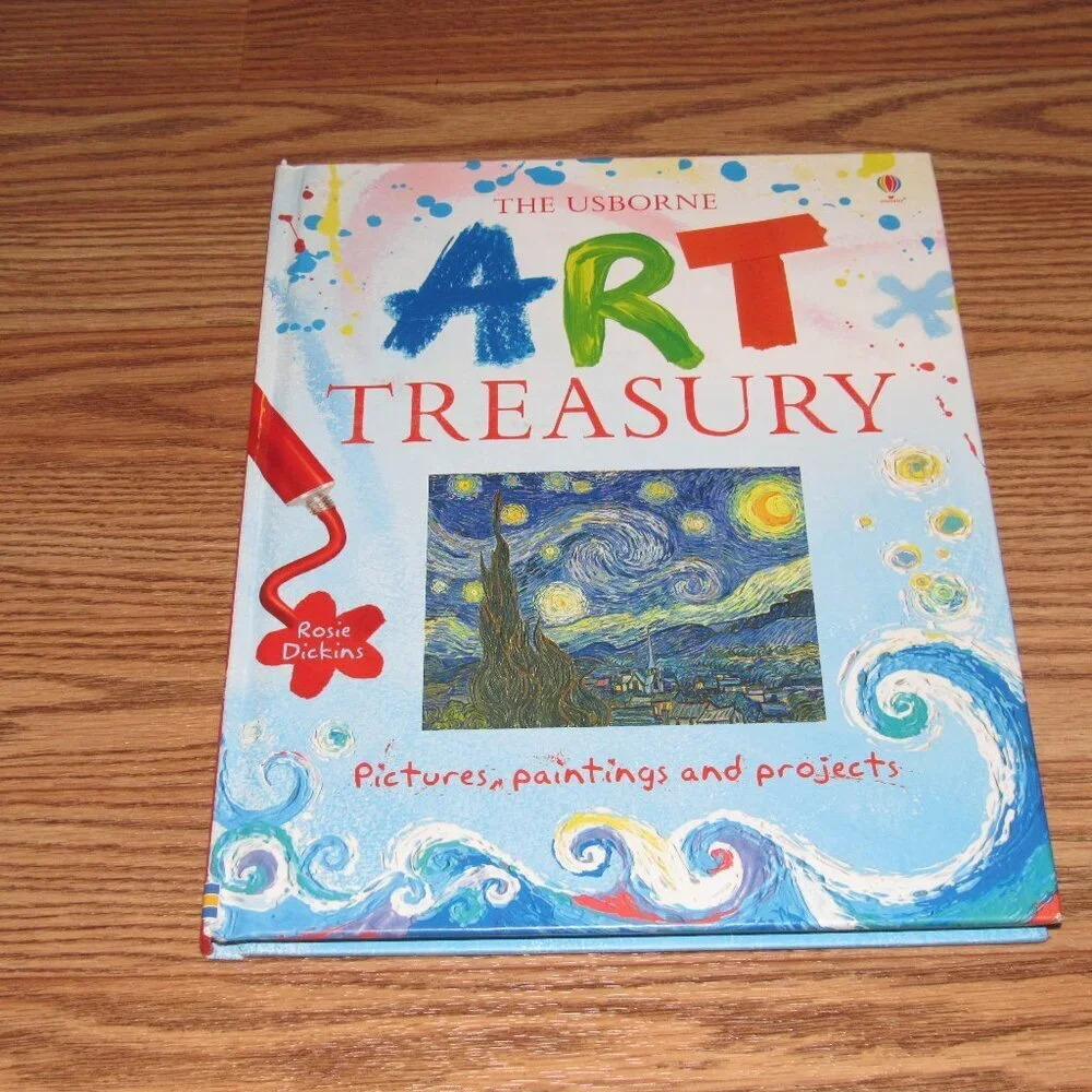 “ART TREASURY” The Usborne Hardcover Color Illustrated Kids Book:  Rosie Dickins